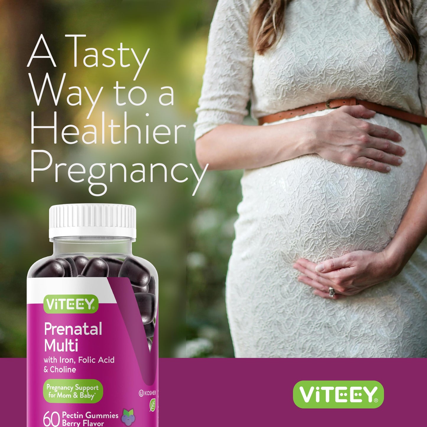 Multivitaminas prenatales Viteey sin gluten y kosher