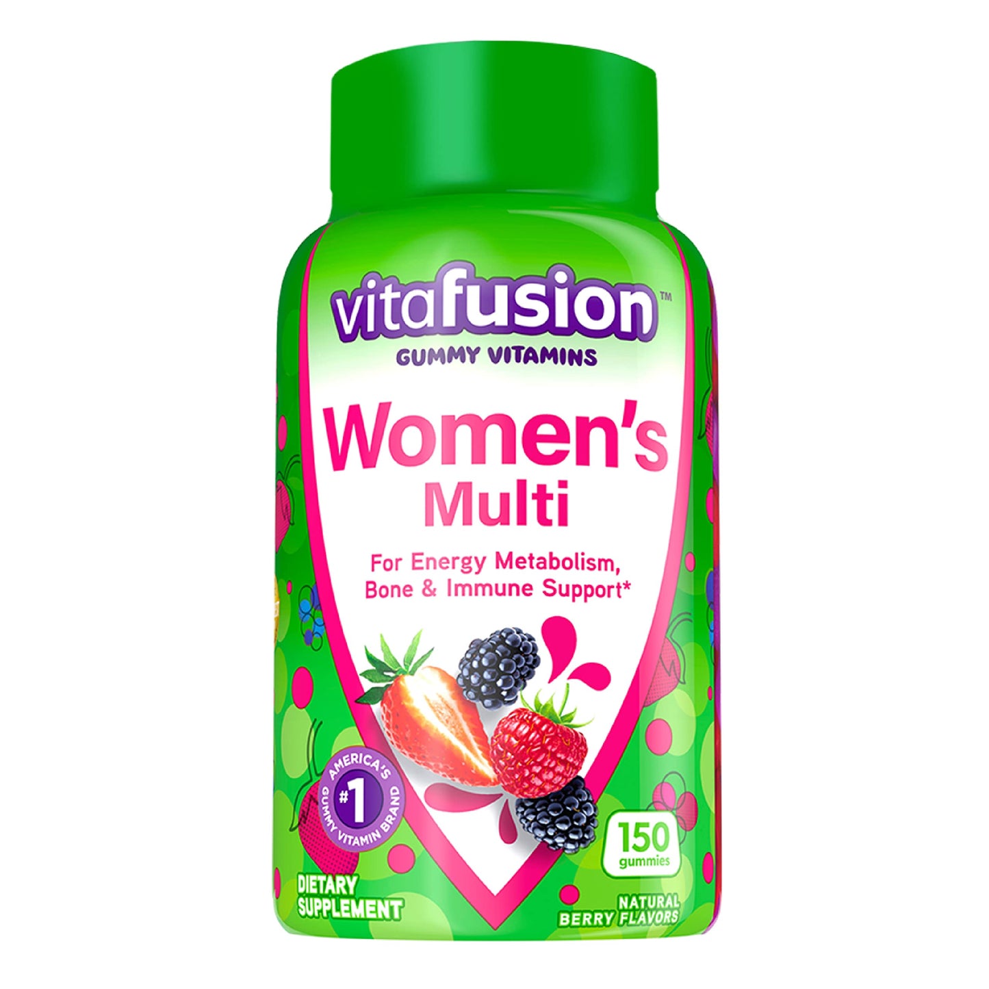 Multivitaminas sabor bayas Vitafusion.