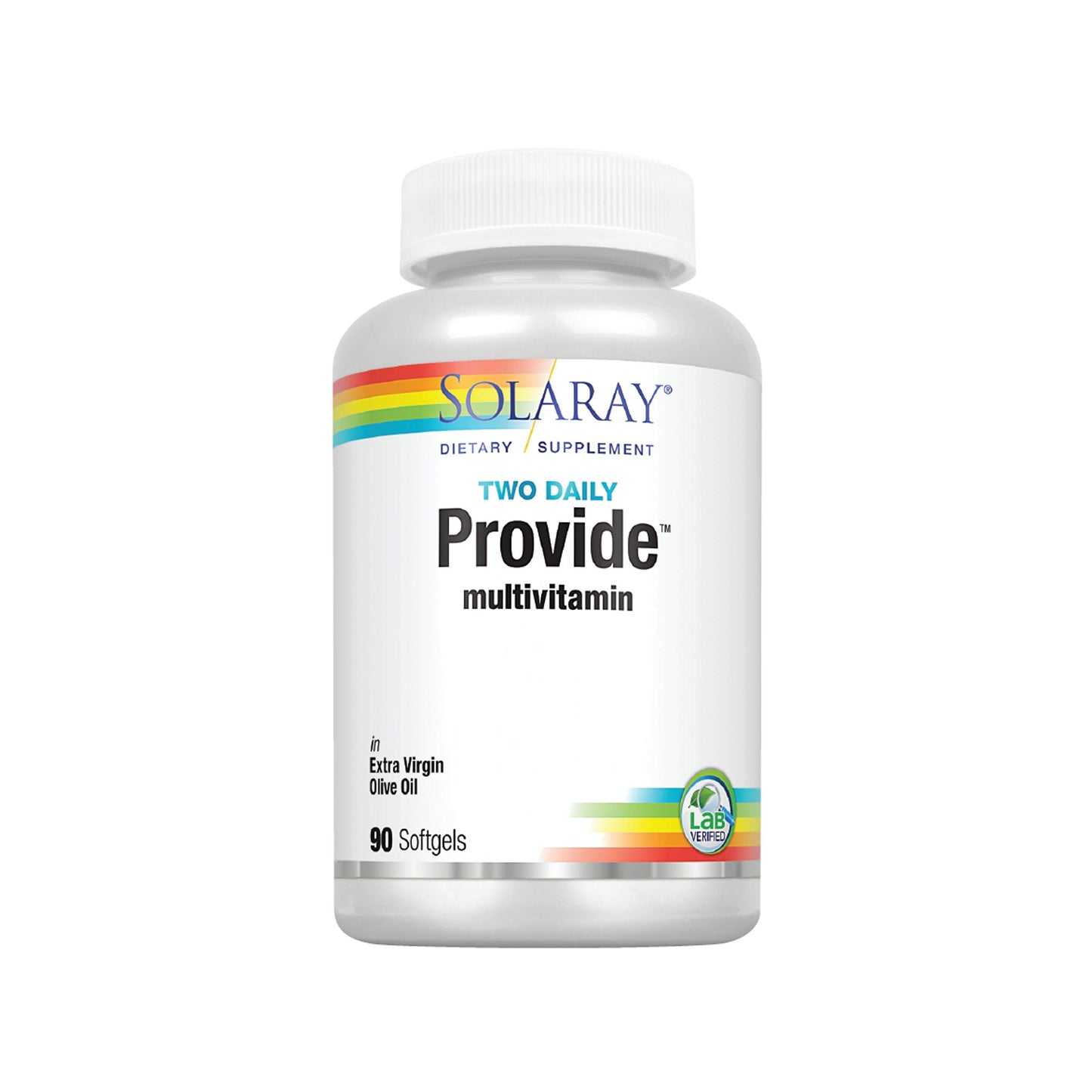 Botella multivitaminas Solaray 90 cápsulas