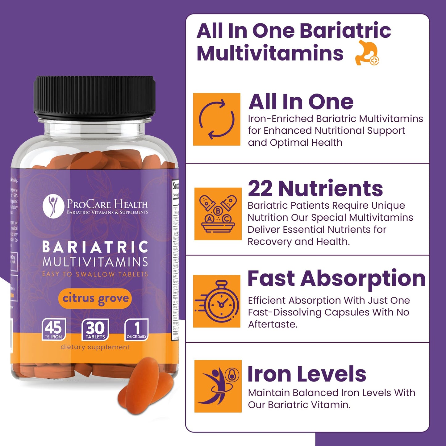 multivitaminas todo en uno para bariátricos