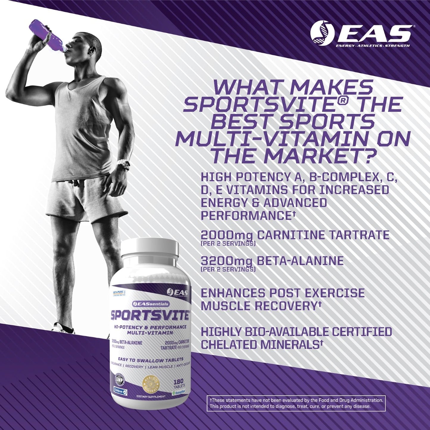 Multivitamínico antioxidante para rendimiento deportivo mejorado - SportsVite EAS