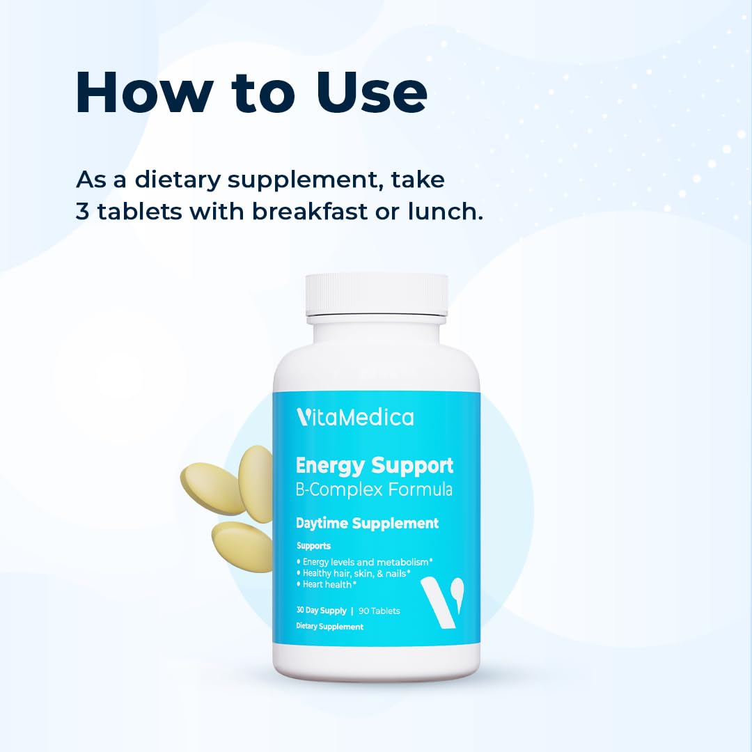 Multivitamínico complejo b para energía y foco VitaMedica
