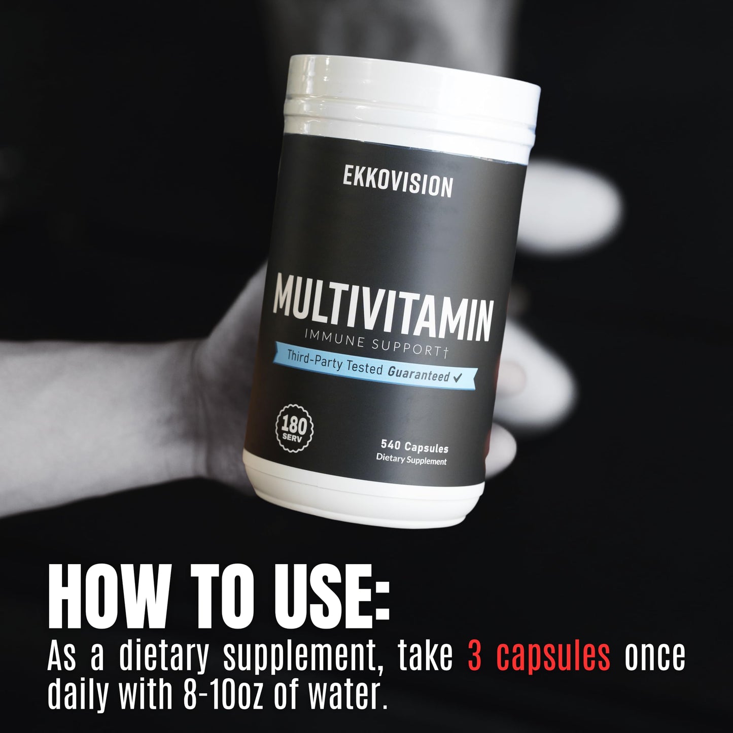 Multivitamínico Ekkovision suplemento vitamínico completo