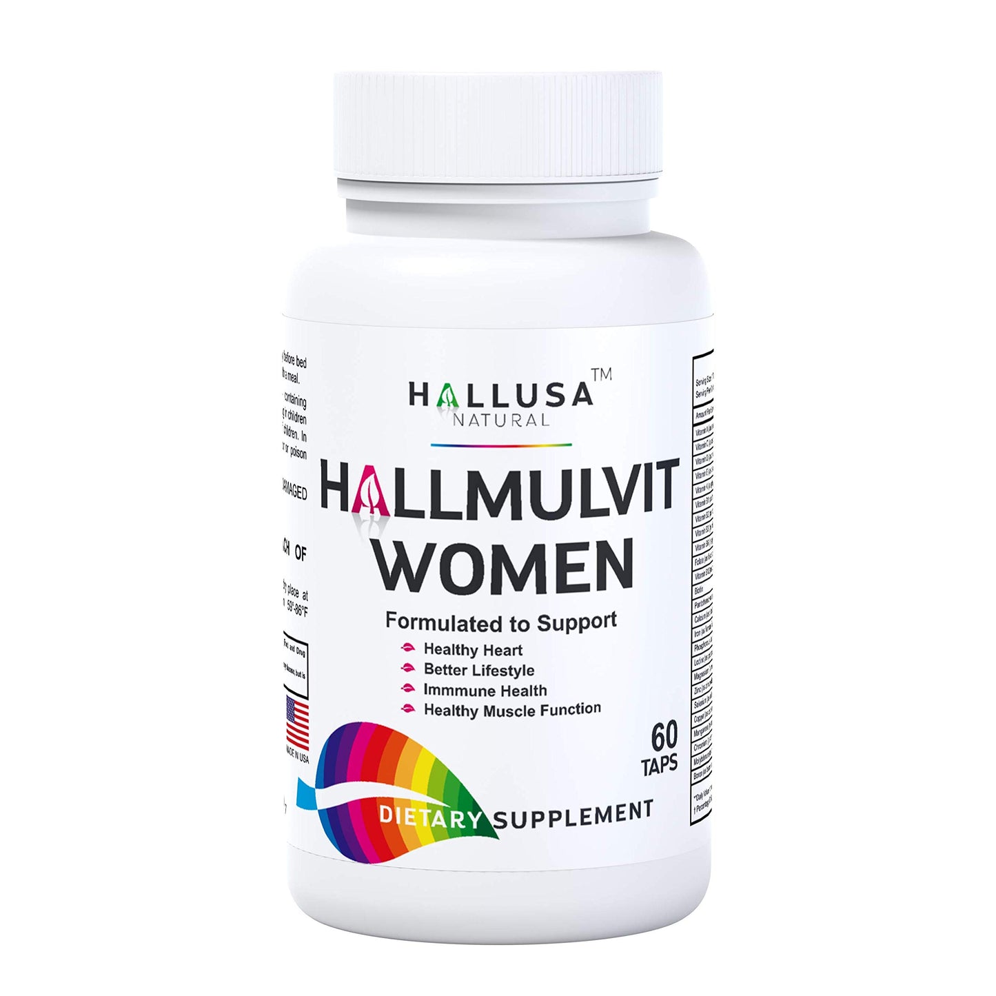 Multivitamínico Hallusa Natural HALLMULTIVIT para Mujeres.