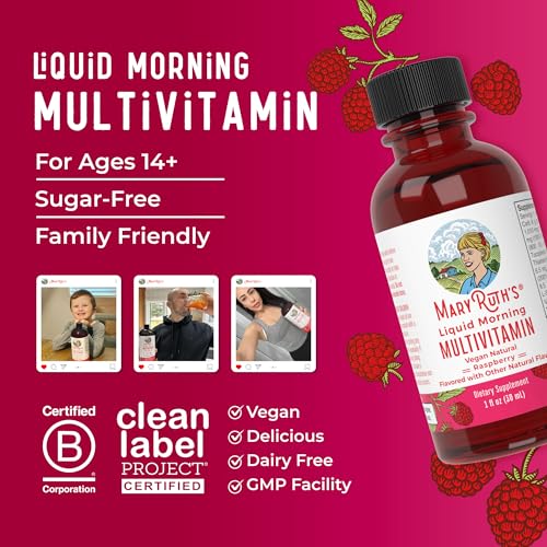 multivitamínico líquido sin azúcar listo para toda la familia