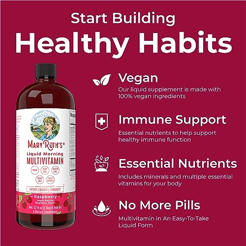 multivitamínico líquido vegano maryruth organics