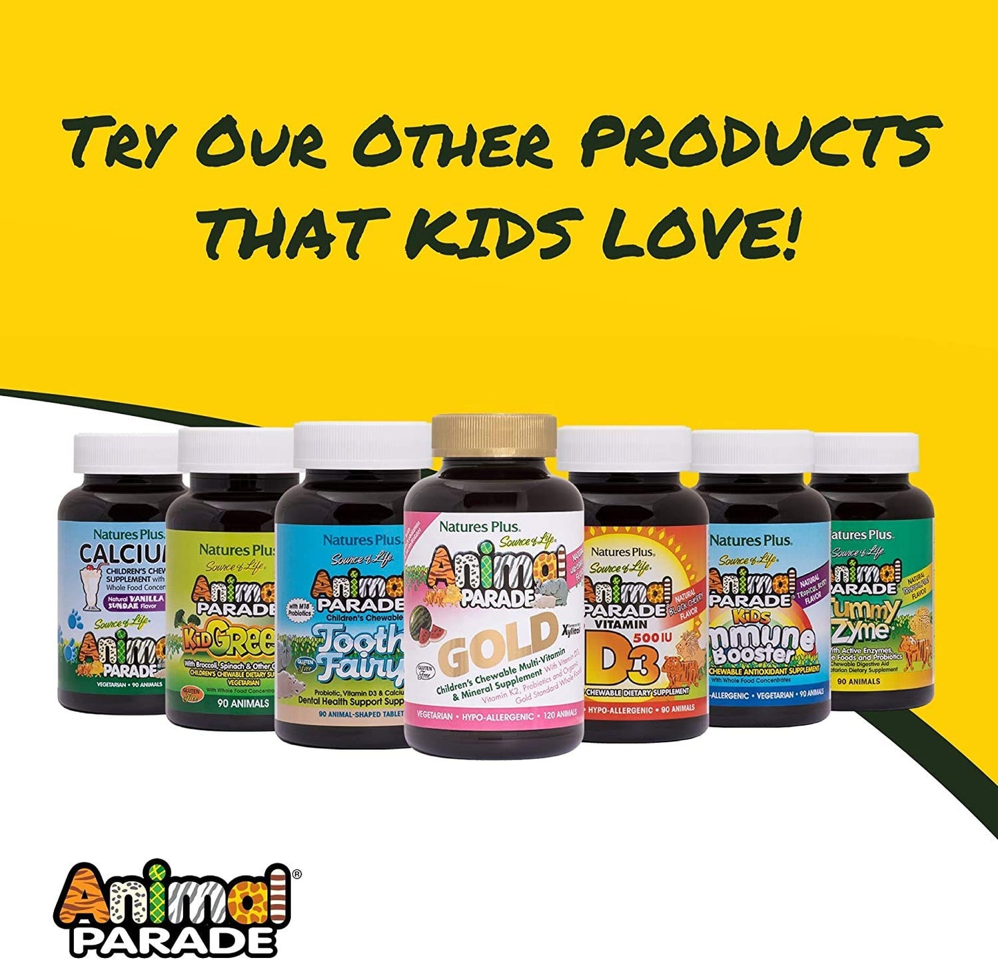Multivitamínico para niños masticable con ingredientes naturales