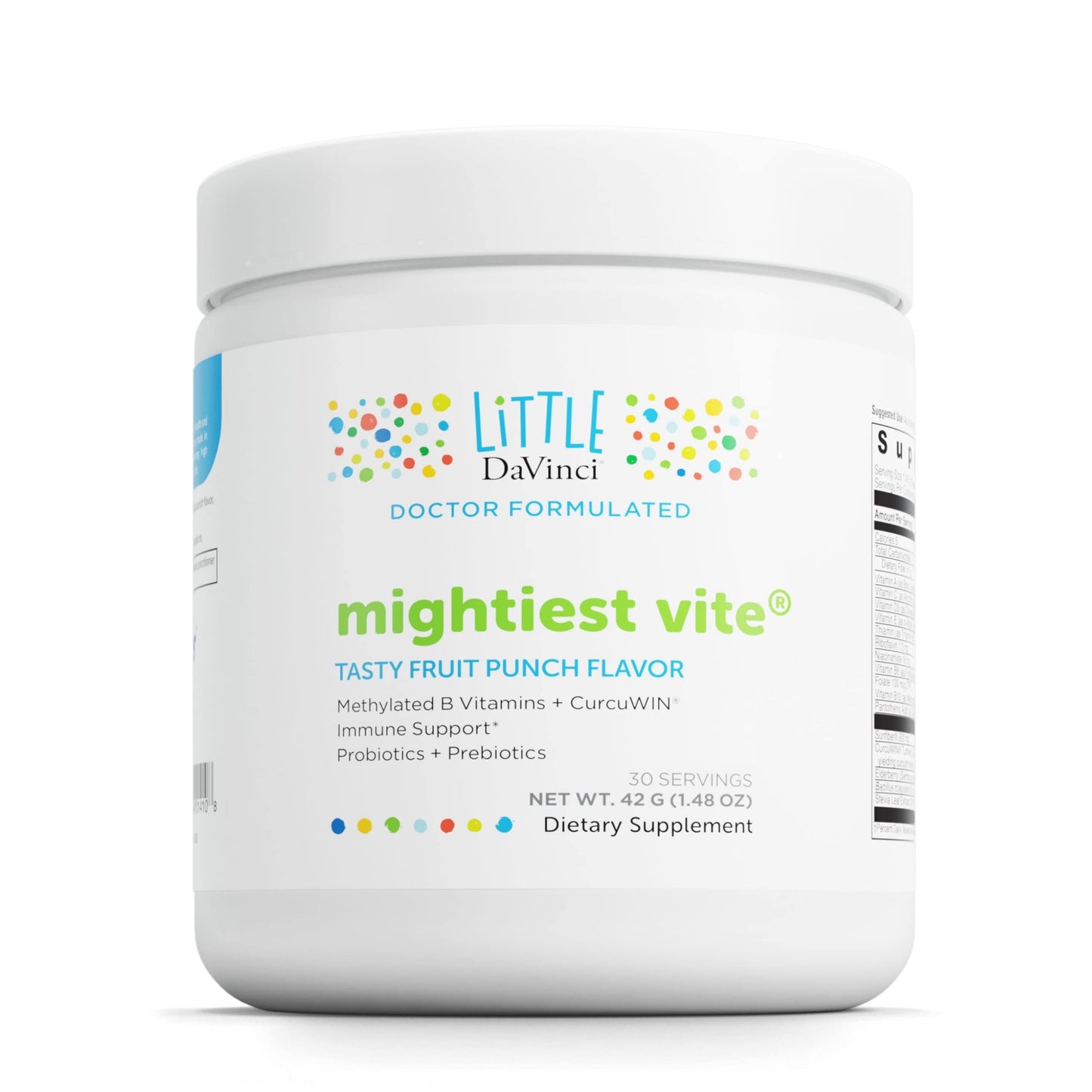 Multivitamínico para niños sabor ponche de frutas.