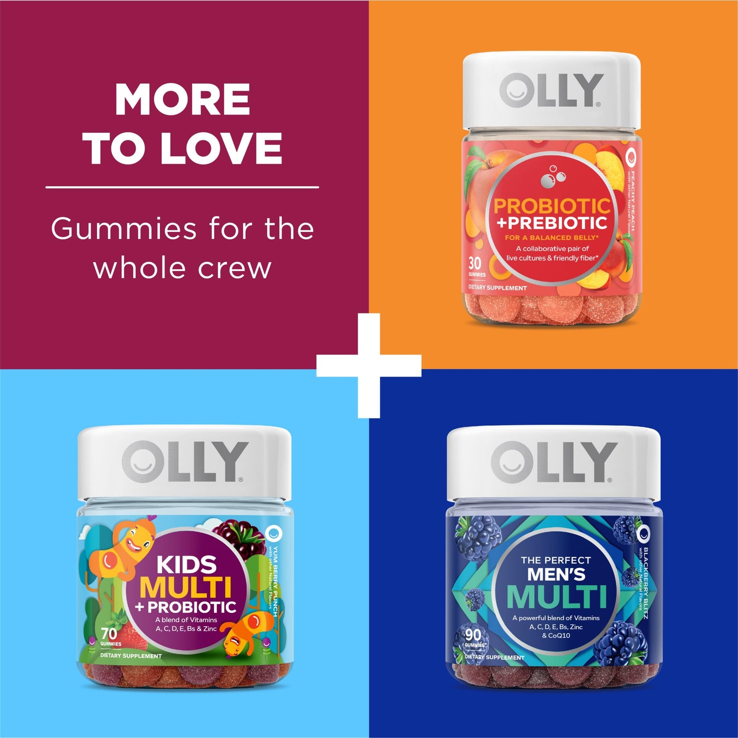 Multivitamínico OLLY y accesorios