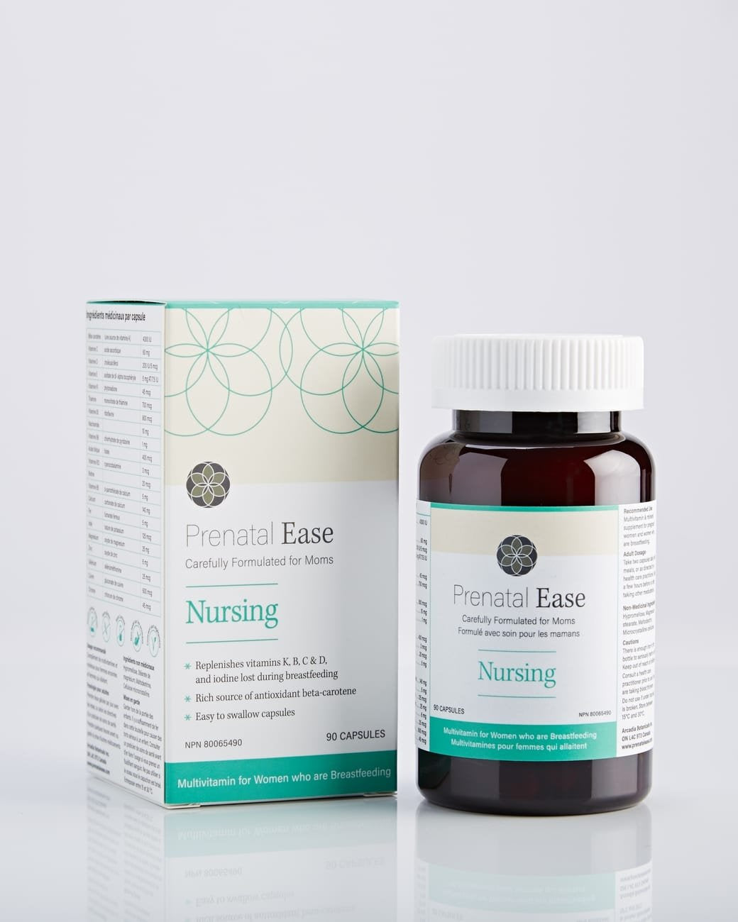 Multivitamínico Prenatal Ease Nursing para madres lactantes