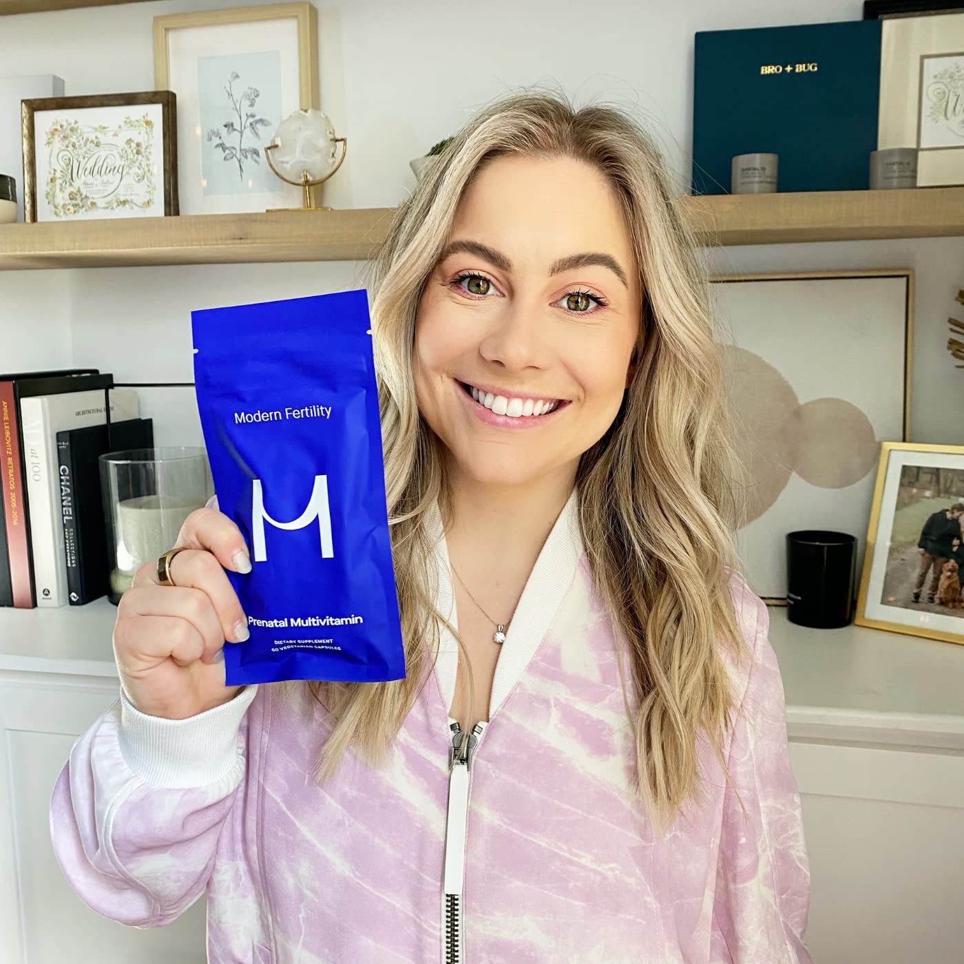 Multivitamínico prenatal Modern Fertility parte trasera