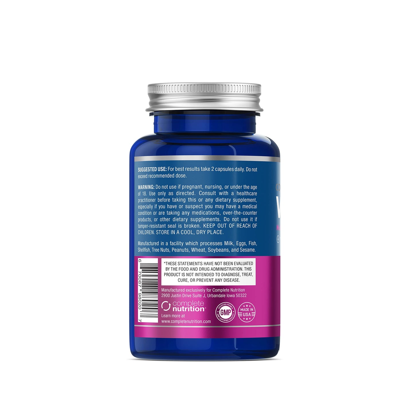 Multivitamínico para salud de la mujer y bienestar