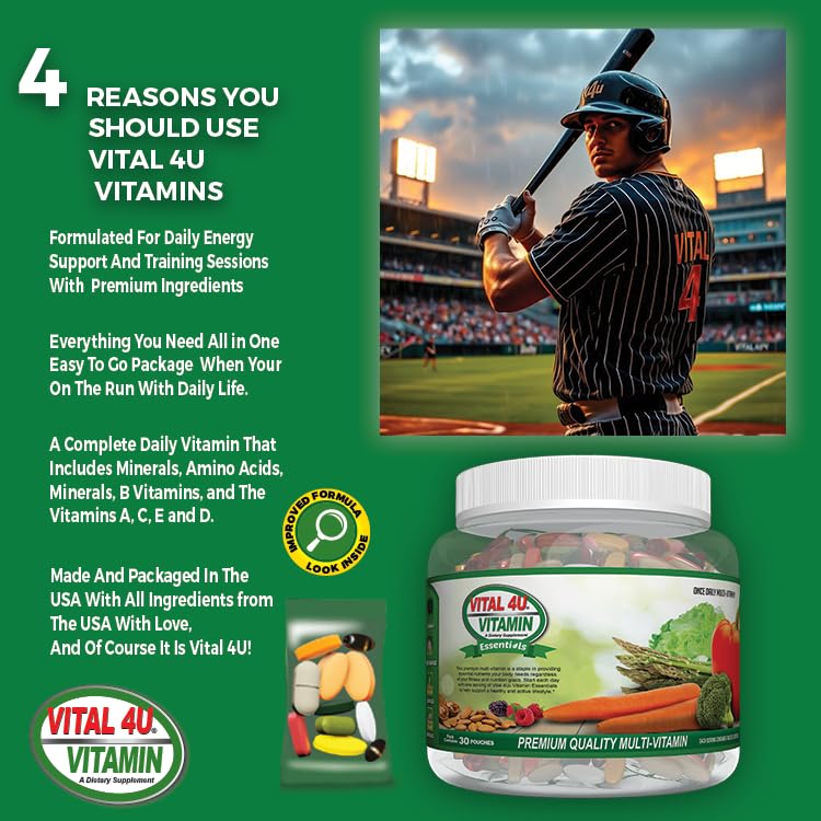 VITAL 4U multivitamínico en diferentes ambientes