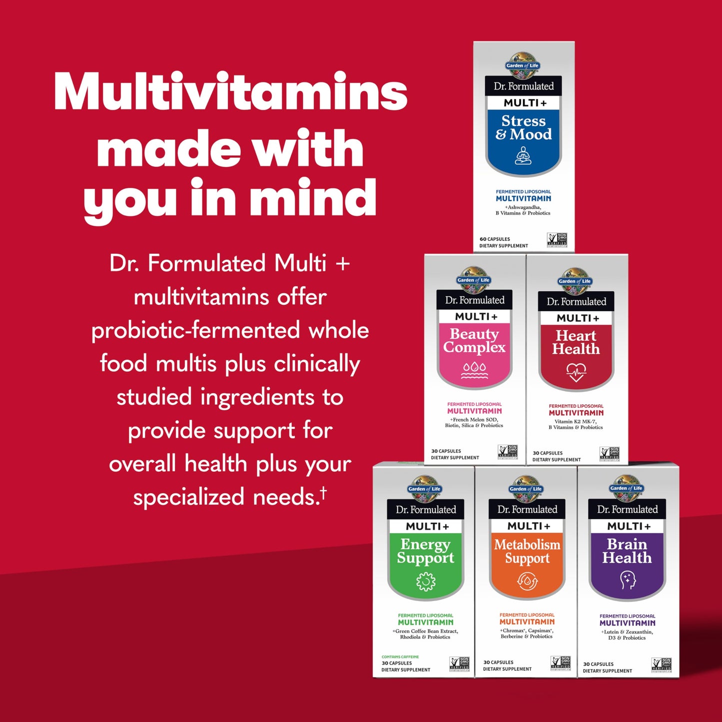 Multivitamínicos pensados para tu salud integral