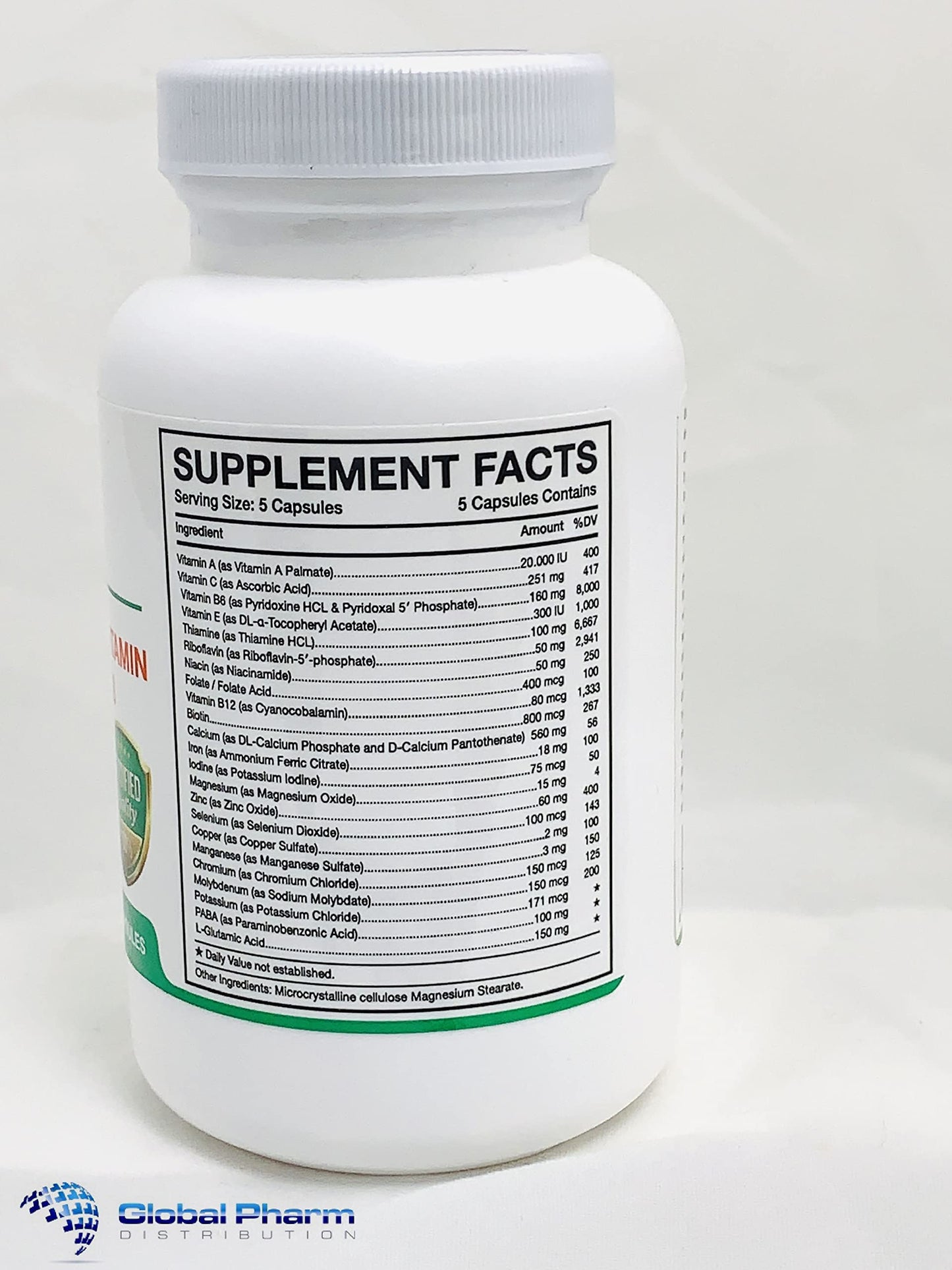MVM multivitamínico en un entorno natural.