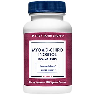 Myo y D-Chiro Inositol suplemento cápsulas vegetales