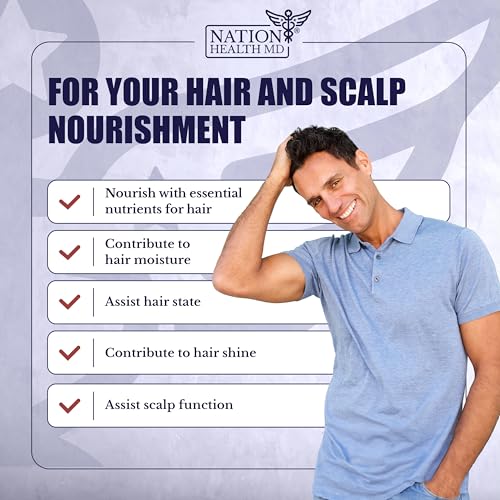 NATION HEALTH MD Hair Switch y Vital Peak Liver Cleanse en caja