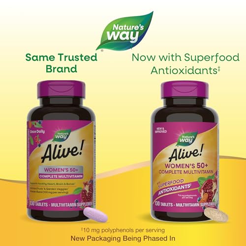 Nature's Way multivitamínico para mujeres con superfoods