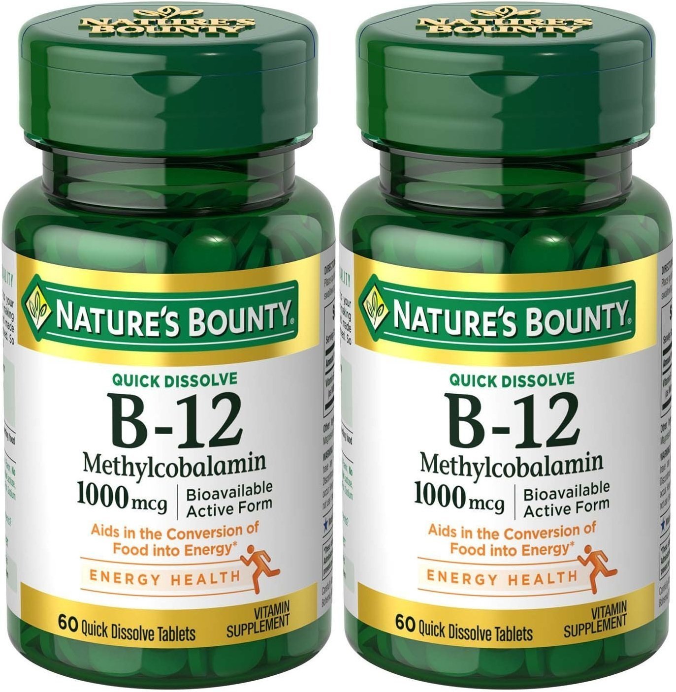 Natures Bounty B12 1000mcg tabletas microdisolubles