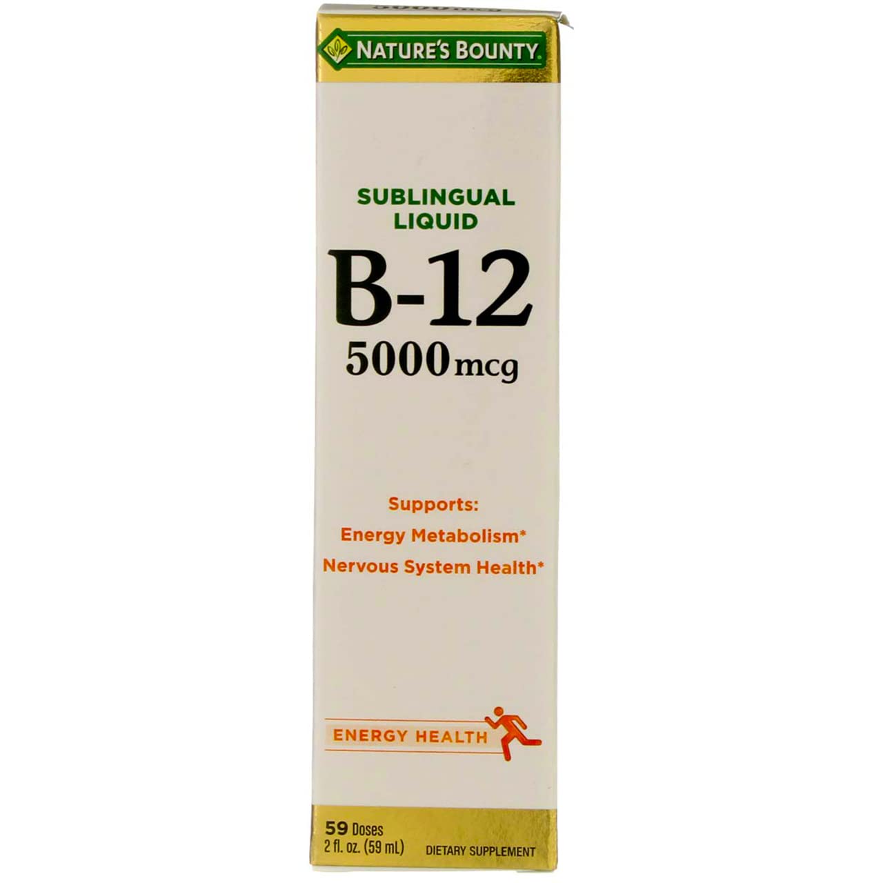 Nature's Bounty B-12 líquido sublingual 2 oz paquete 4