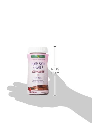 Gomitas Nature's Bounty Optimal Solutions en frasco