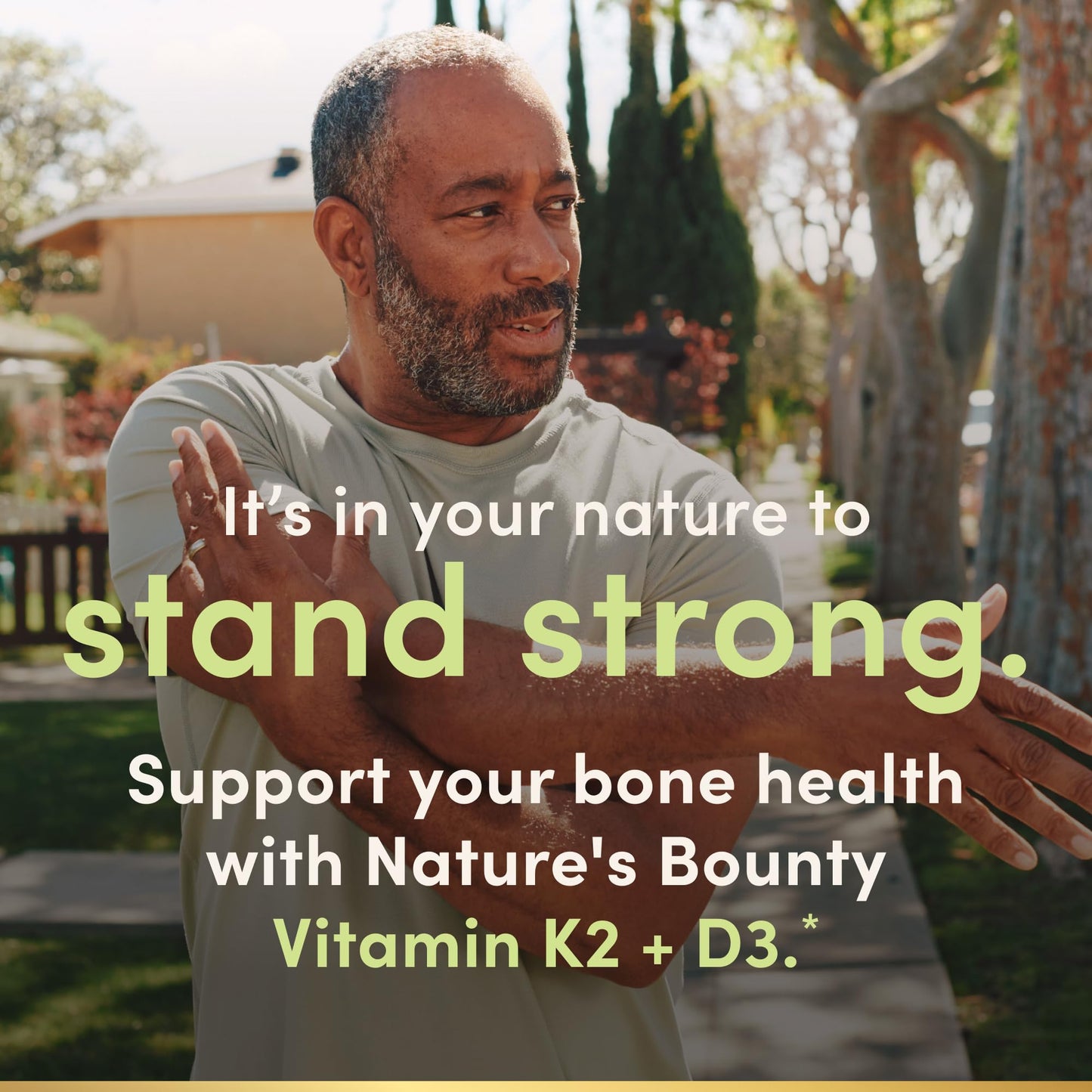 Nature's Bounty suplemento vitamina d3 k2 sin gluten sin OMG