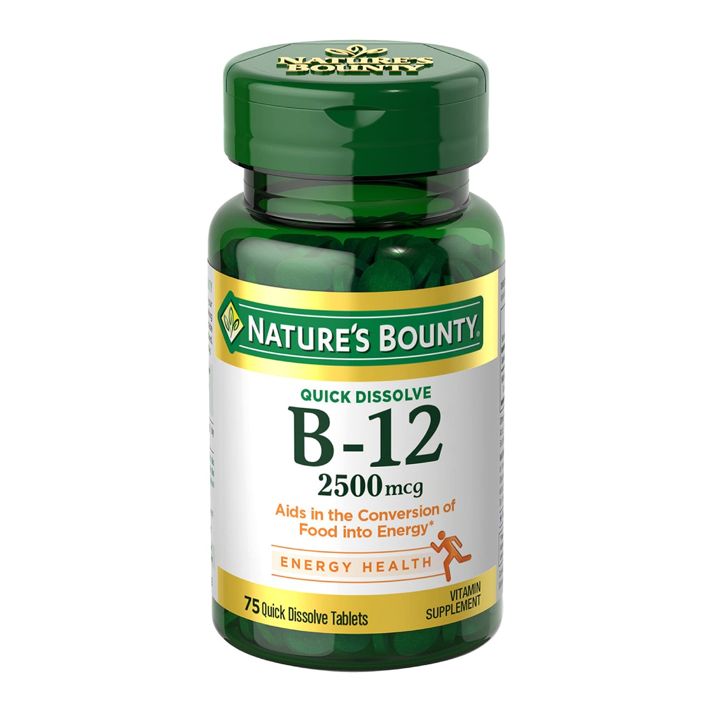 Nature's Bounty Vitamina B12 2500 mcg Tabletas