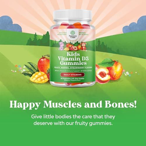 Gominolas vitamina D para niños sin gelatina Natures Craft
