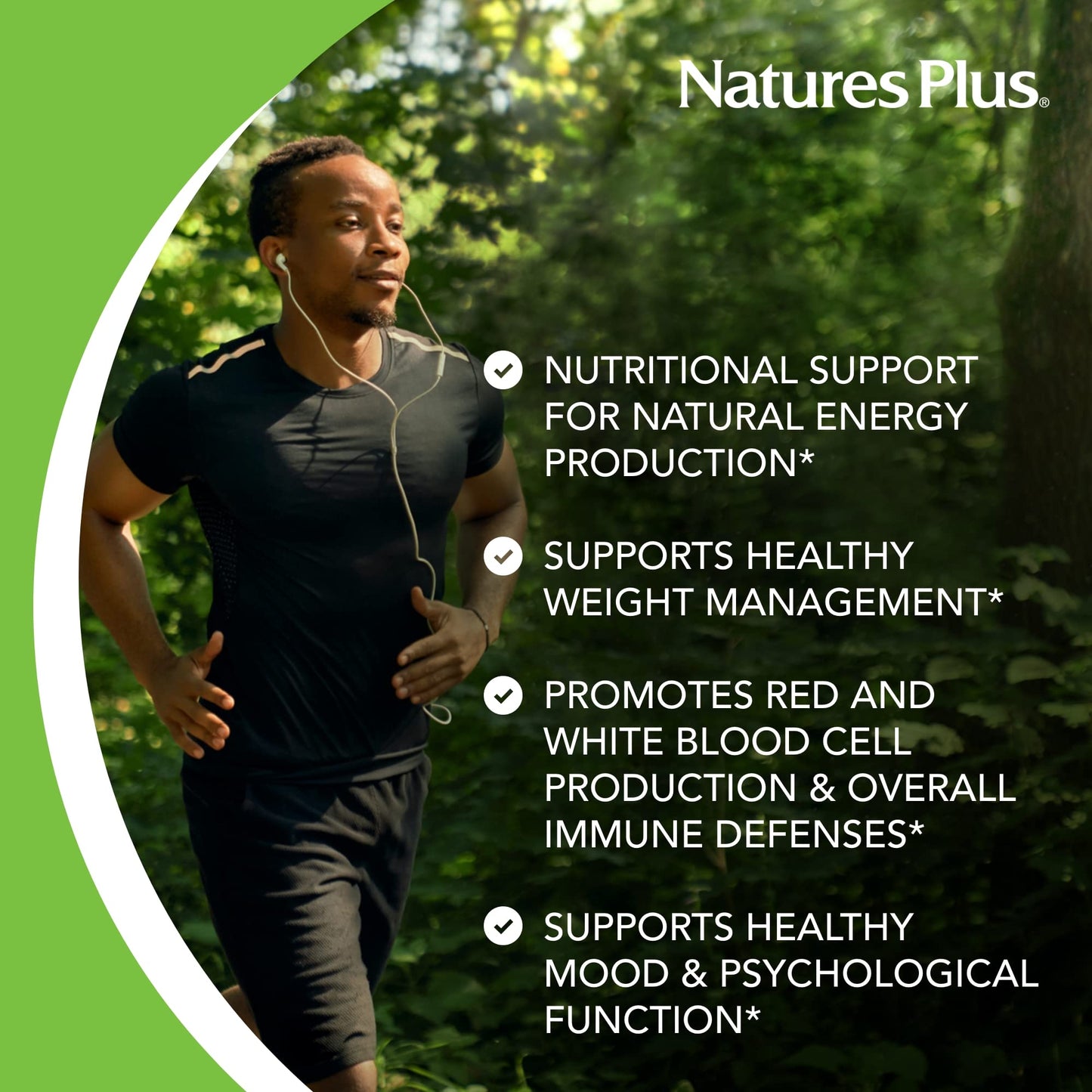 Natures Plus suplemento vitamina b12 energía natural