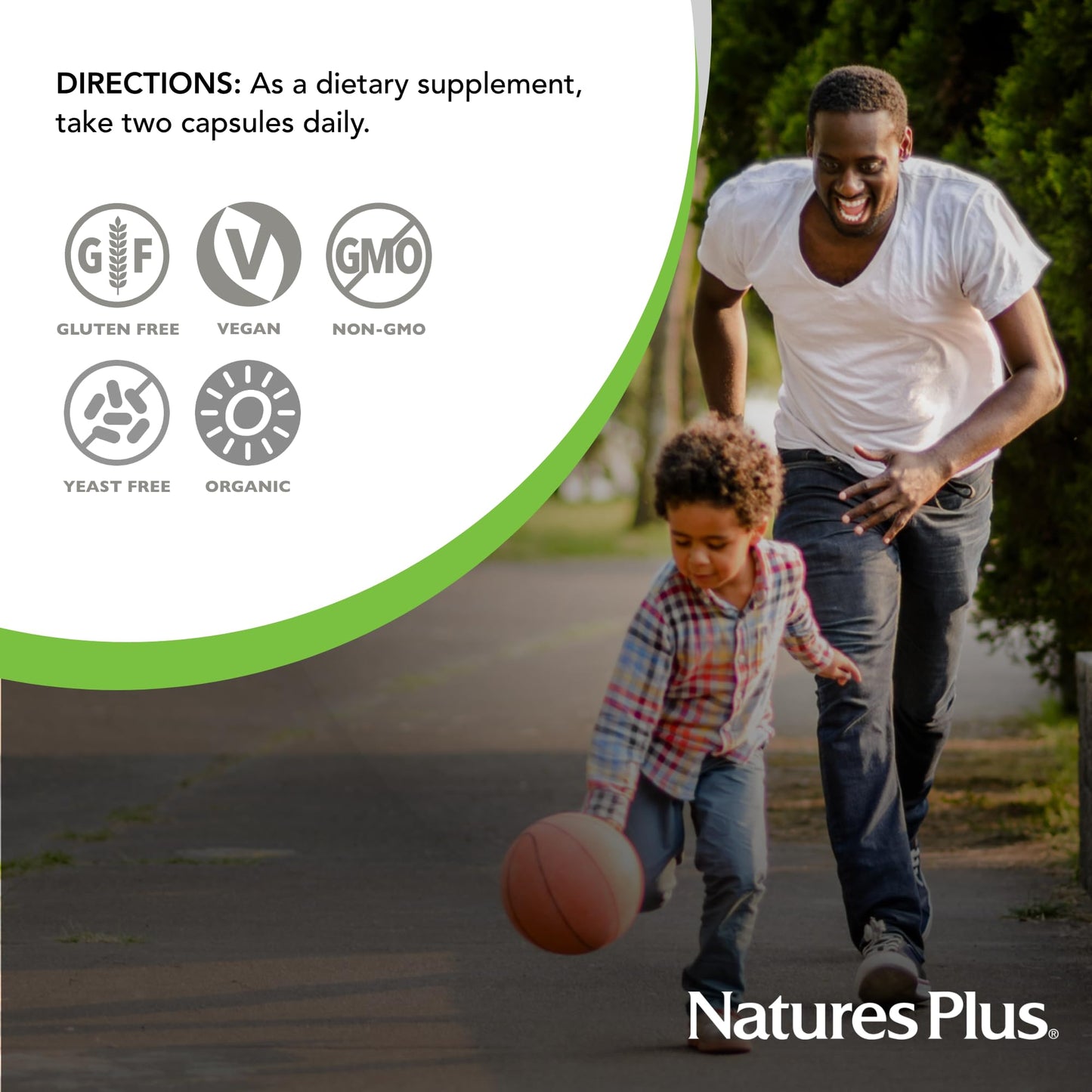 Natures Plus Vitamina B12 1000 mcg mezcla orgánica alimentos integrales
