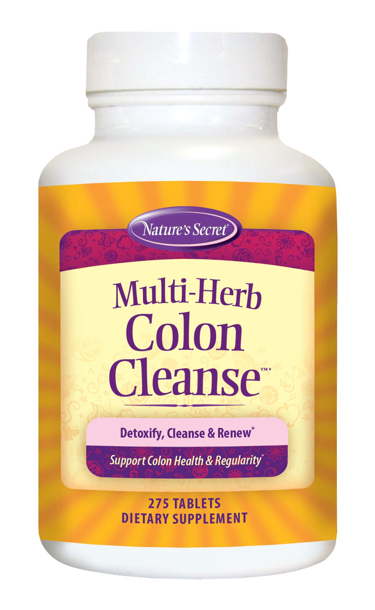 Frasco de Nature's Secret limpieza colon y salud digestiva