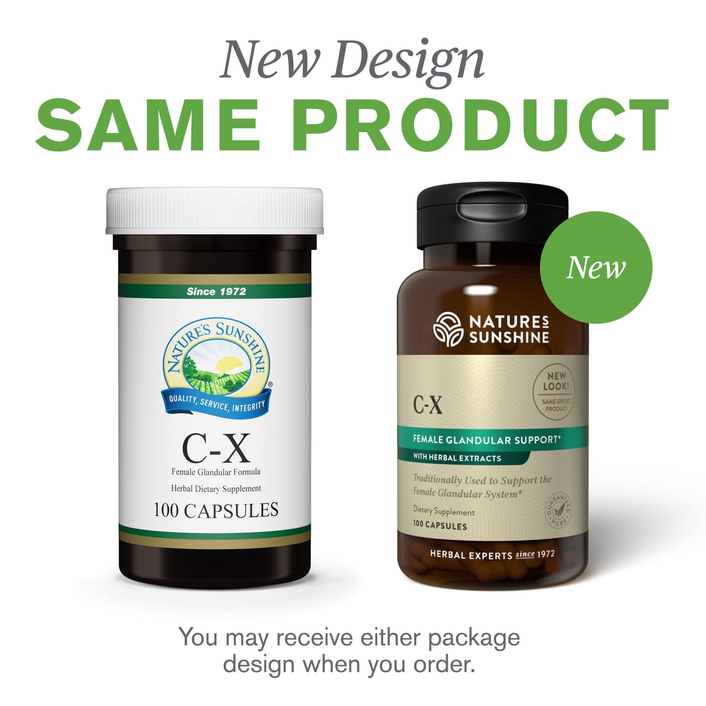 Nature's Sunshine C-X vitaminas en cápsulas