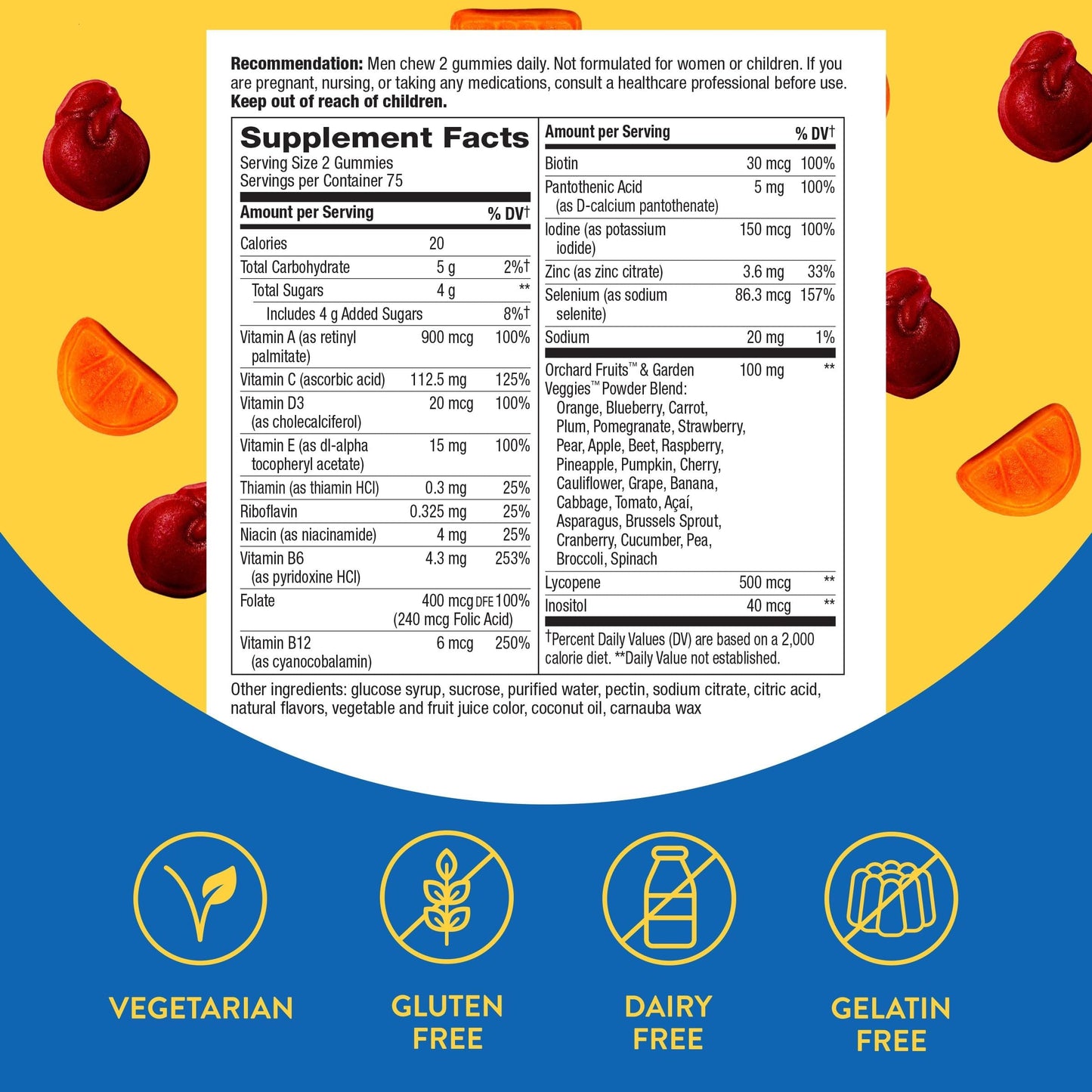 Nature's Way Alive facts nutricionales
