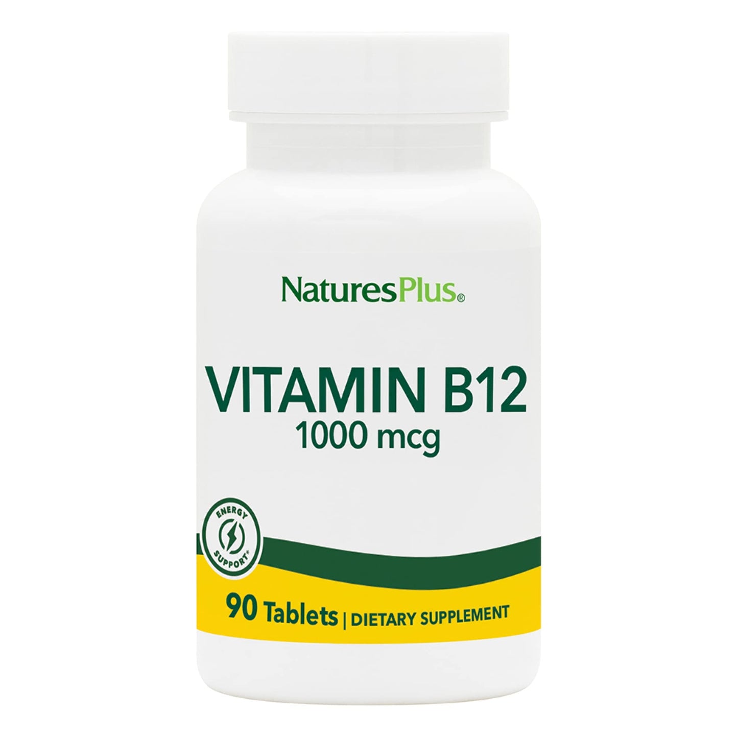 NaturesPlus Vitamina B12 Metilcobalamina 1000mcg frasco