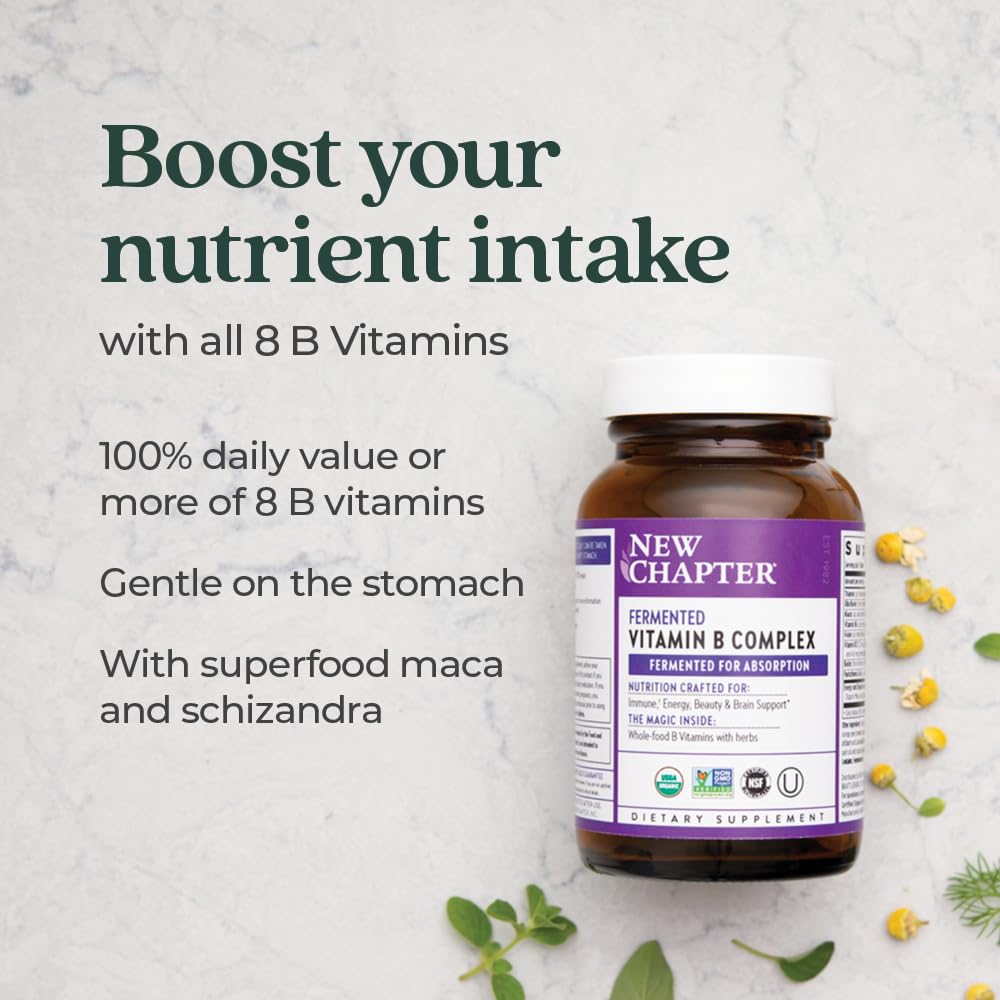 New Chapter vitaminas B para belleza pelo y uñas saludables