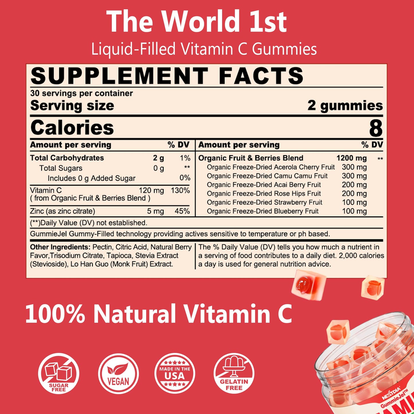 Nextdia gomitas paquete de fosfatidilserina y vitamina c