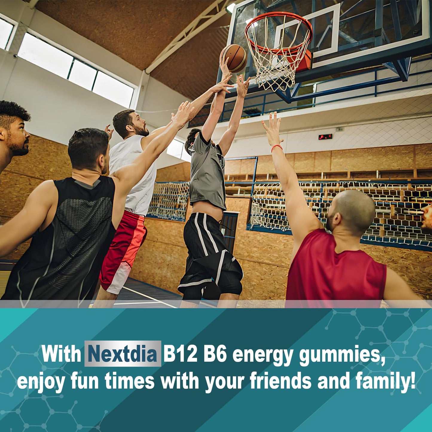 Nextdia gummies con mezcla de hierbas para memoria y energía