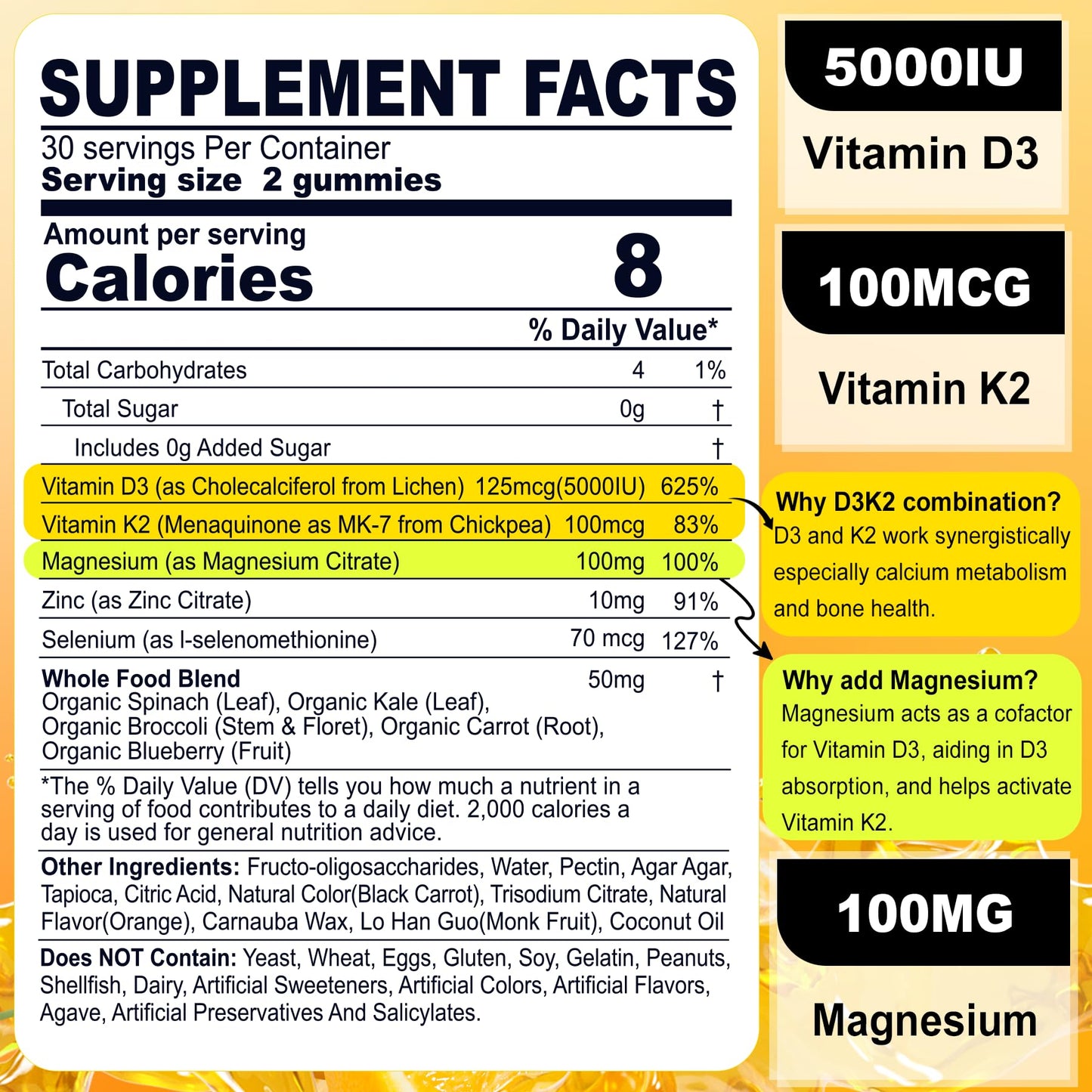Nextdia vitamina D3 K2 con L-arginina, suplemento vegano