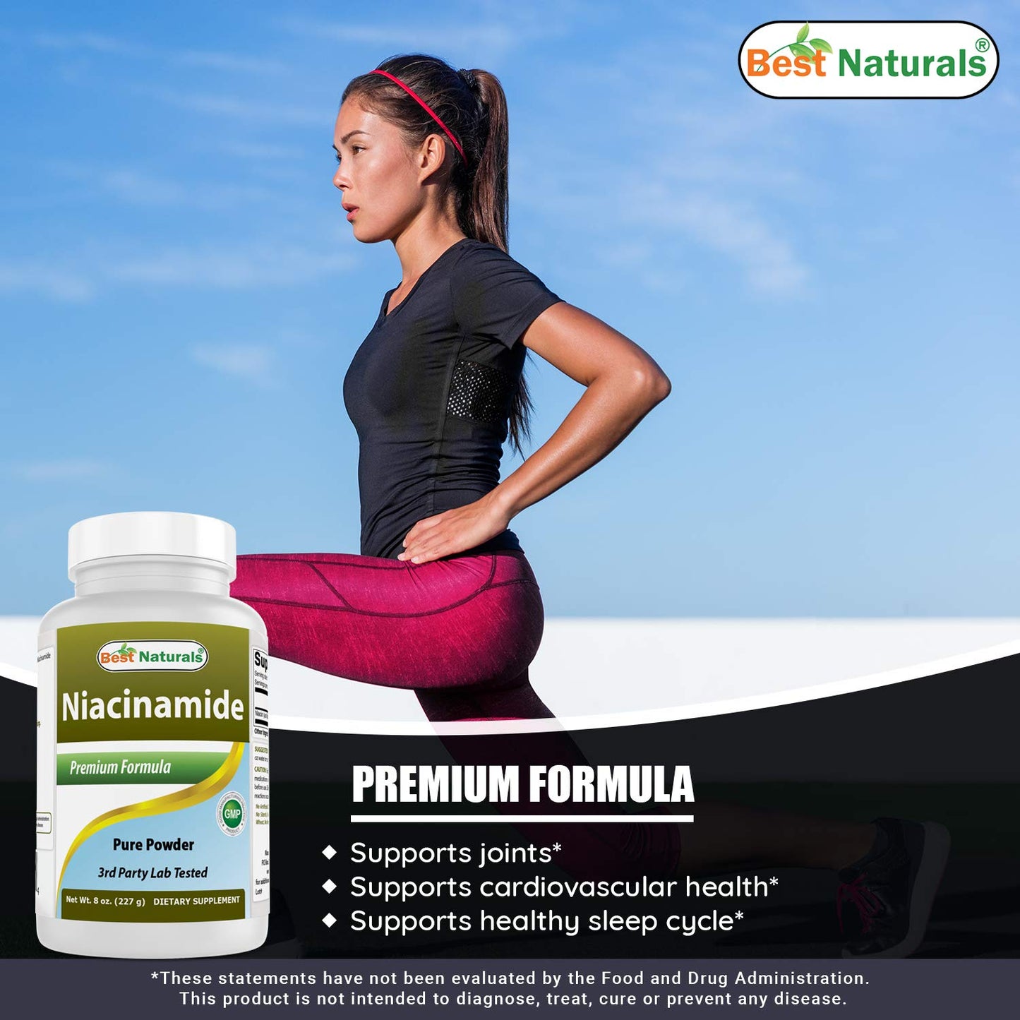 Niacinamida en polvo para nutrición y salud