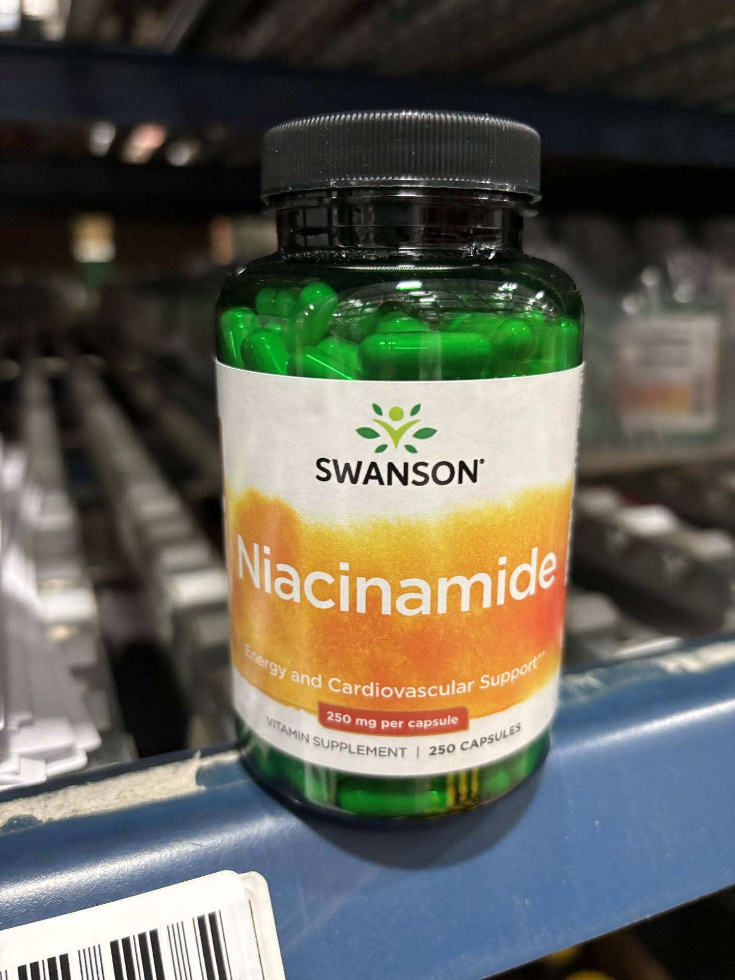 Niacinamida Swanson vitamina B3 para función saludable articular