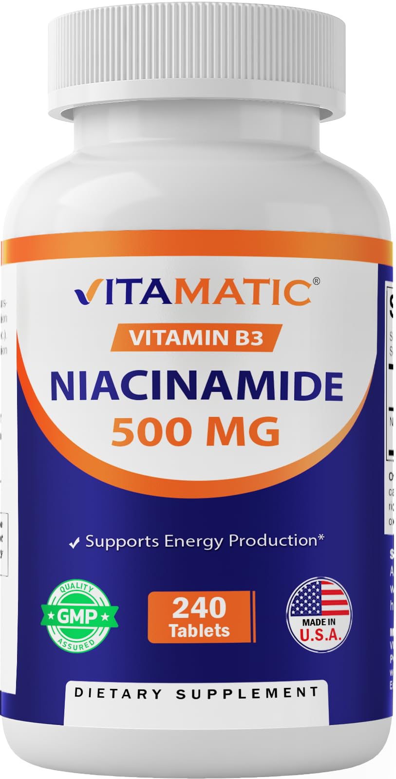 Niacinamida Vitamatic 240 unidades sin enrojecimiento