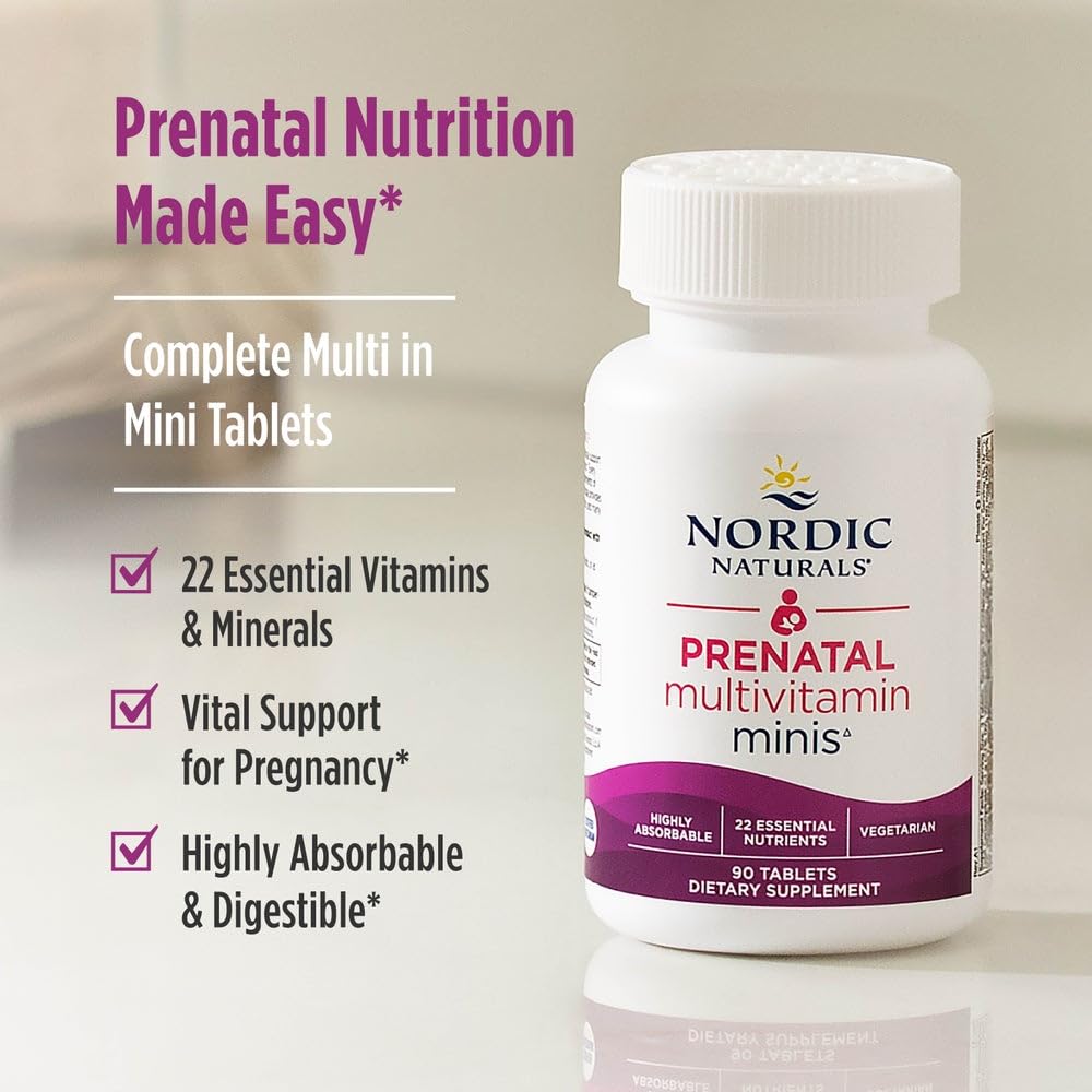 Multivitamínico prenatal natural Nordic Naturals
