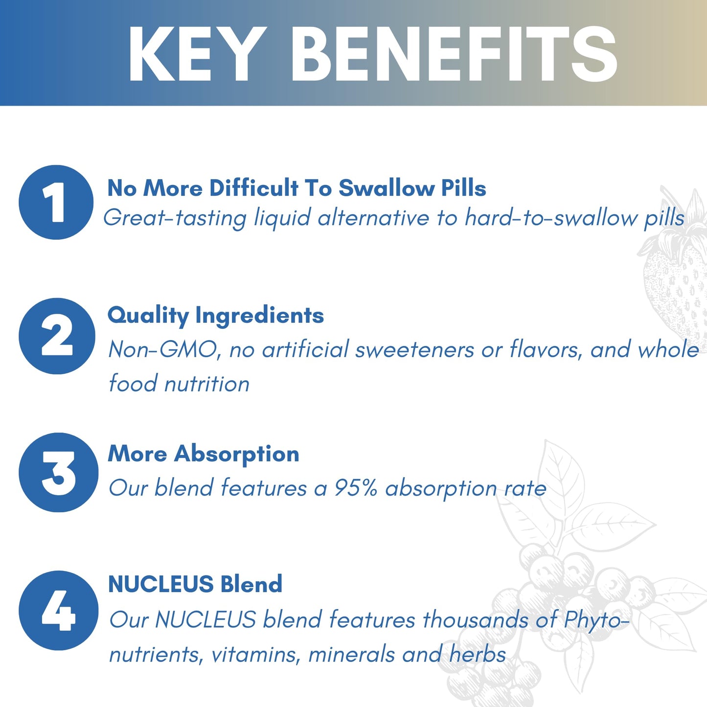 Beneficios clave de Nucleus