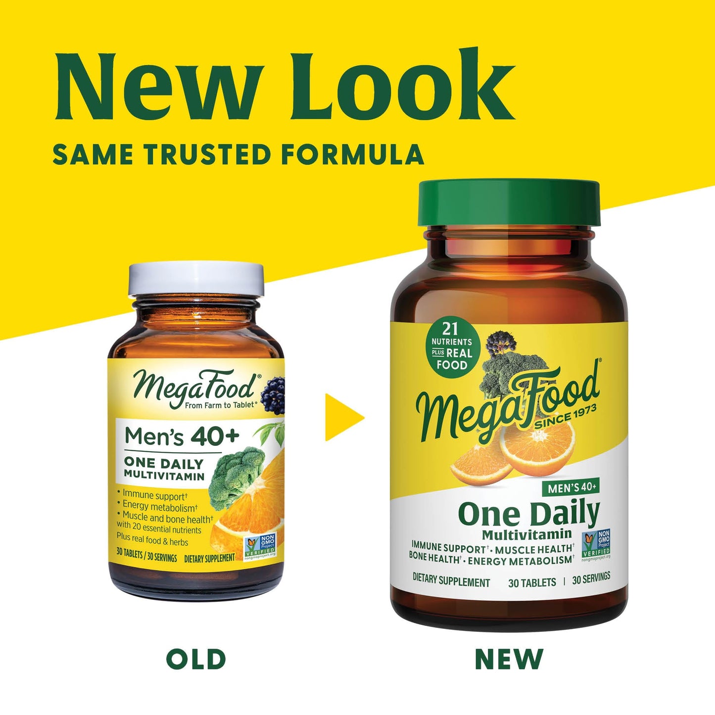 Nueva presentación del multivitamínico MegaFood para hombres 40+