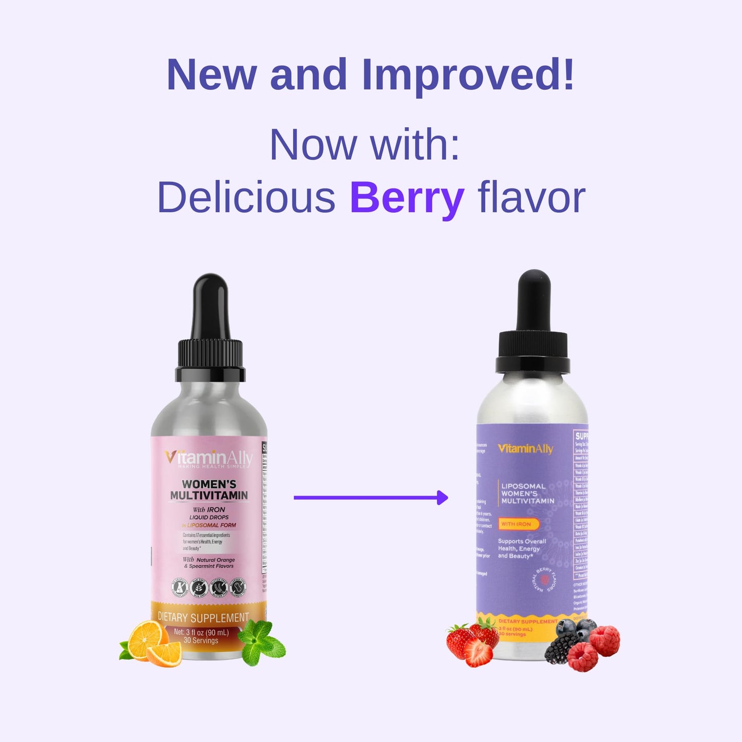 Nuevo y mejorado multivitamínico Vitaminally
