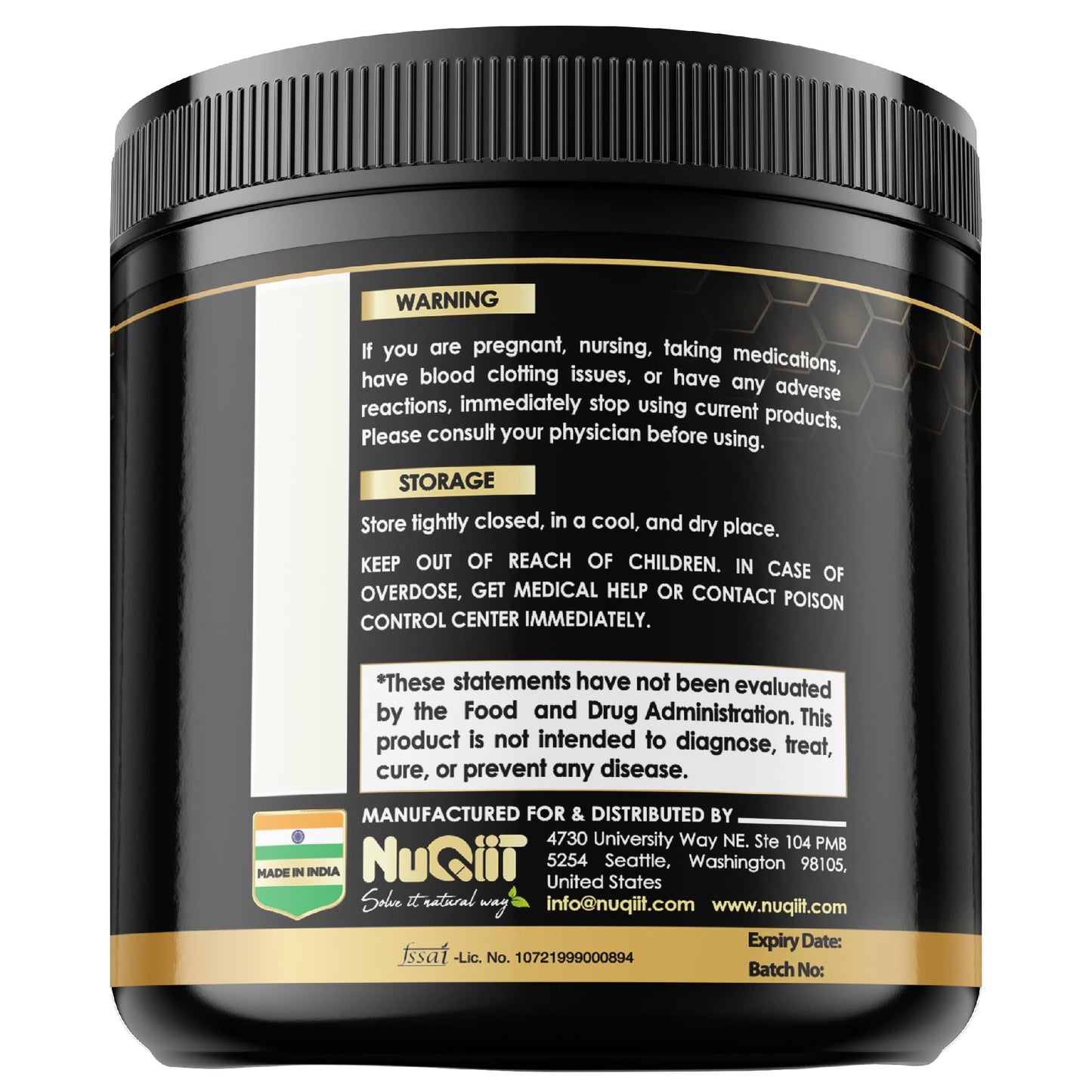 NUQIIT suplemento NAD+ cápsulas alta calidad para consumidores