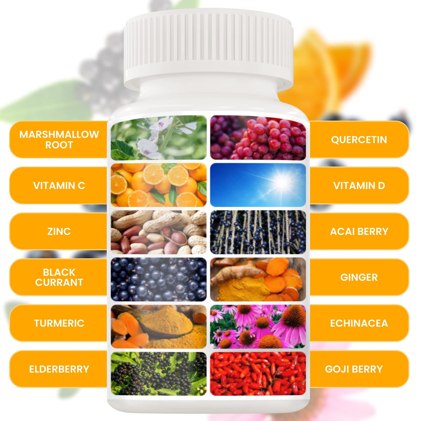 Nutralizer vitaminas defensa inmune combinadas 12 ingredientes naturales