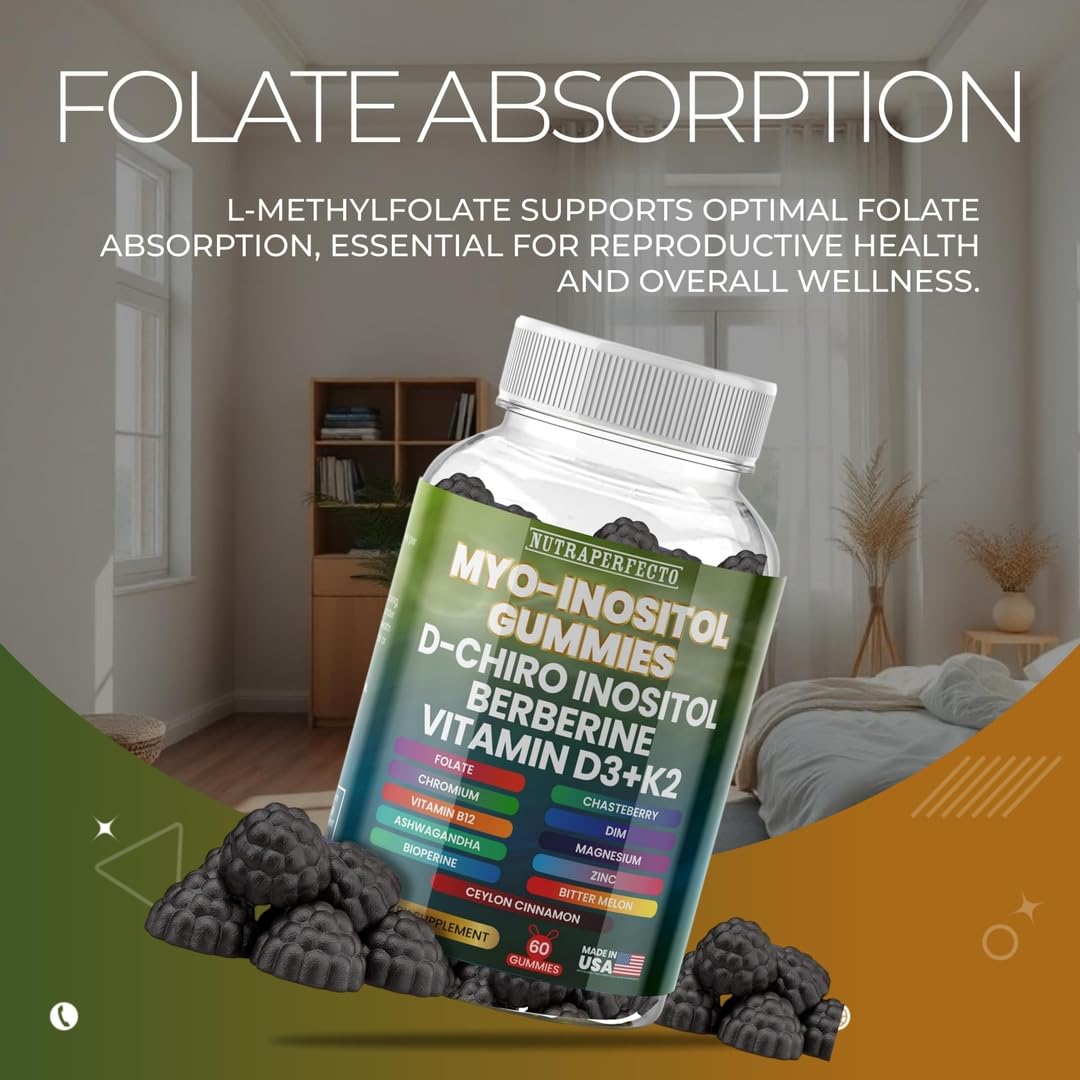 NutraPerfecto gomitas para salud ovárica y soporte hormonal