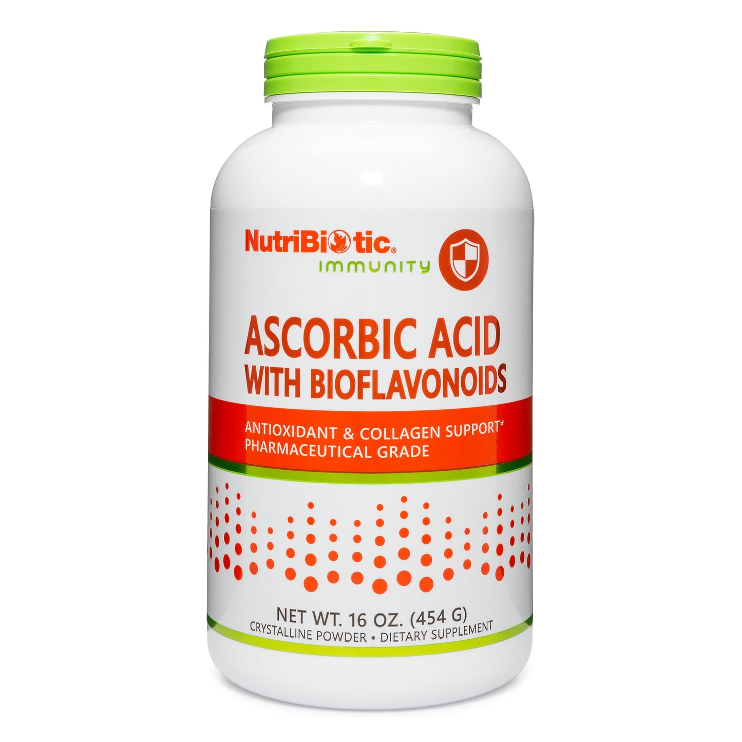 NutriBiotic ácido ascórbico con bioflavonoides polvo 16 oz