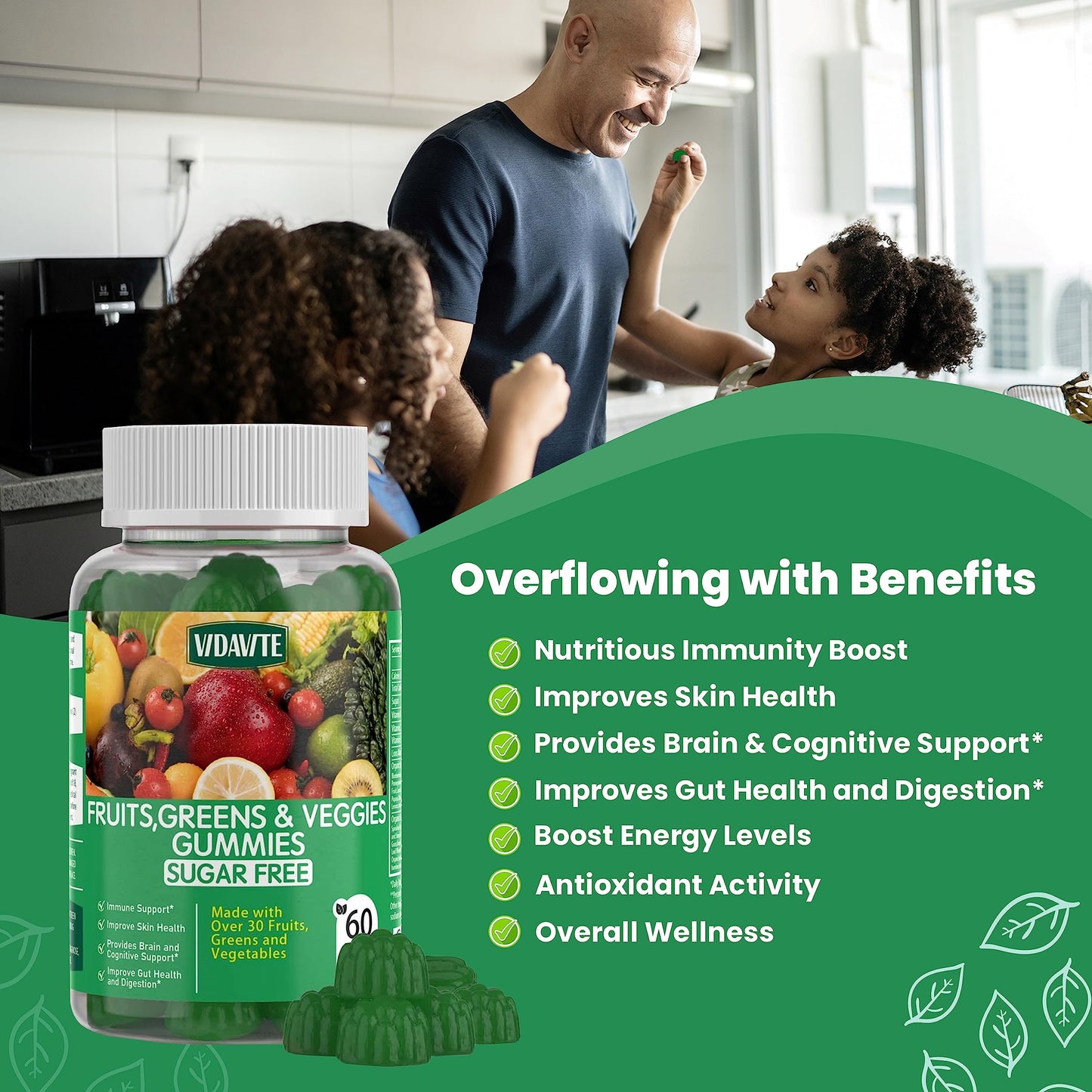 nutrición saludable vidavite gomitas sin azúcar